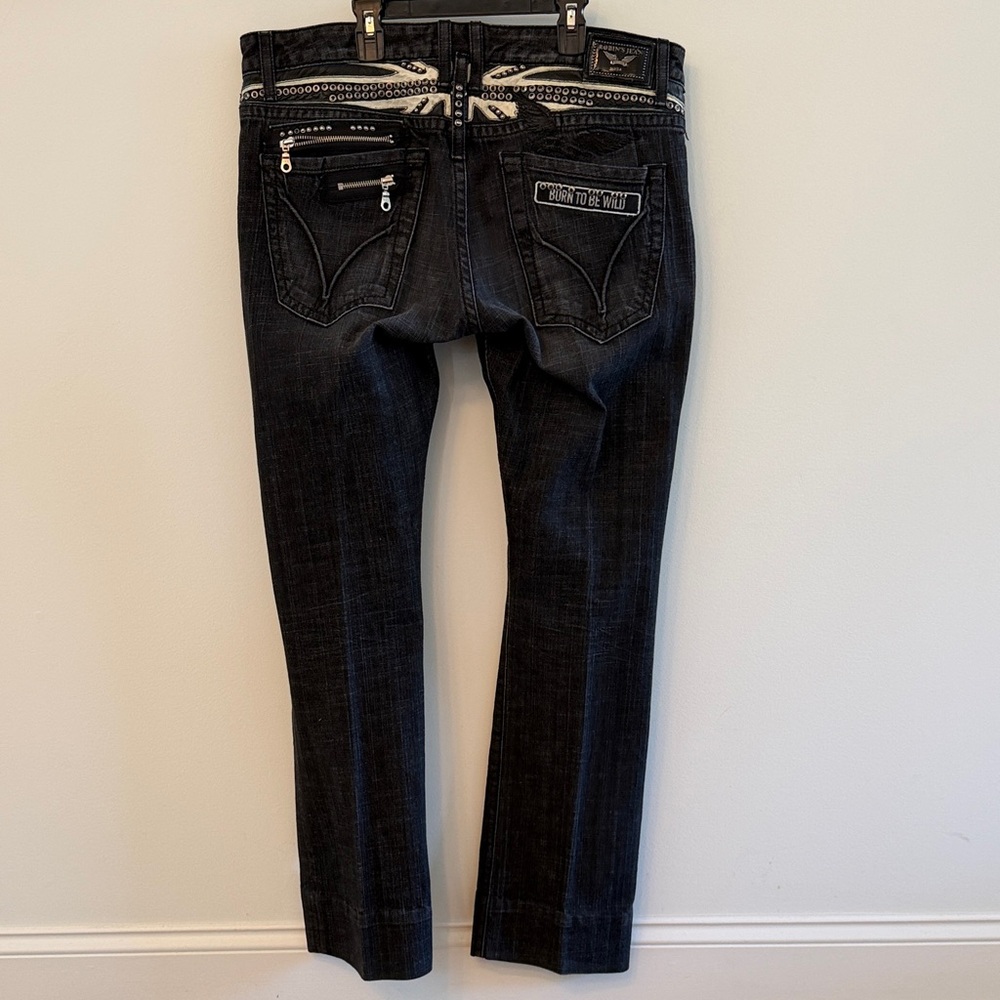 Robin's Jean Dark Denim Straight Jeans